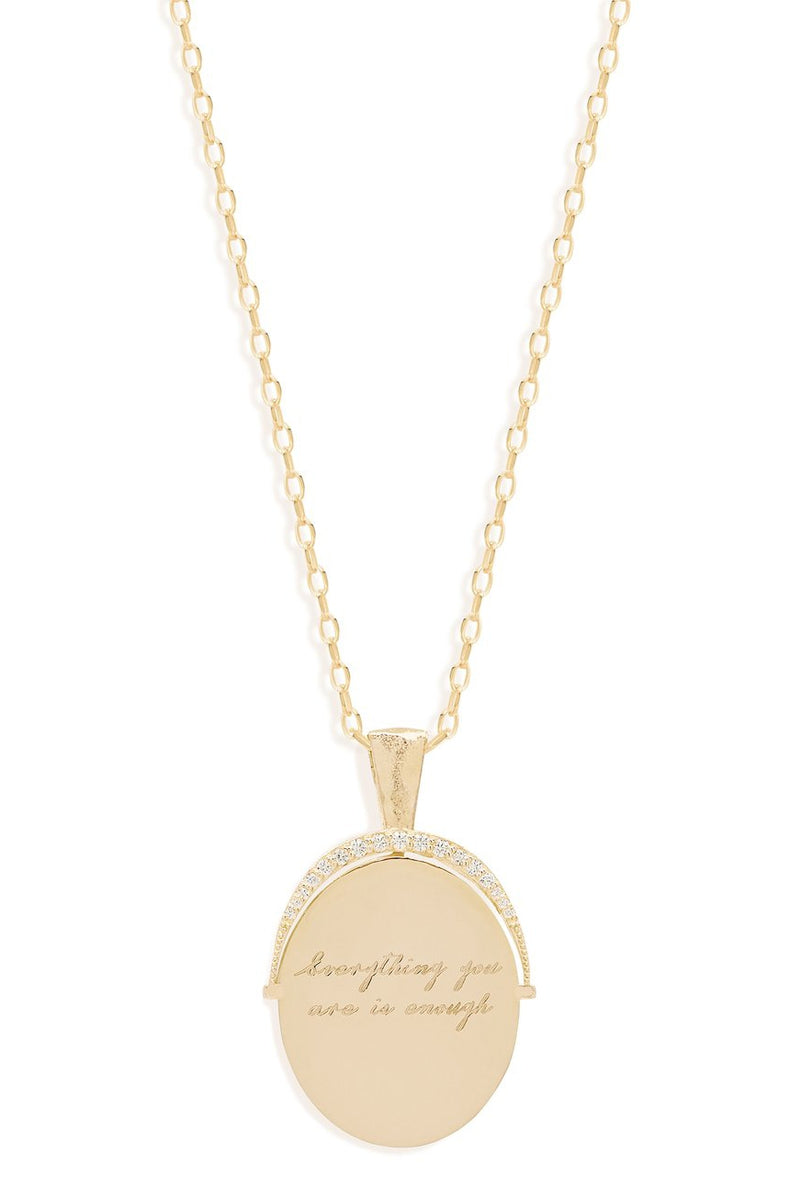 Gold Everything You Are Is Enough Small Necklace