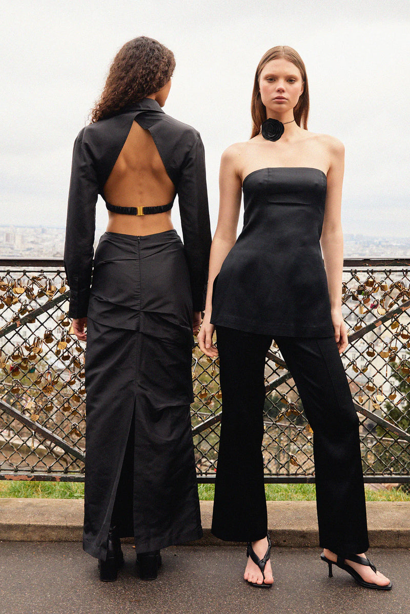 Black pencil skirt outfit jumpsuit deals