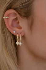 18k Gold Vermeil Dancing In Starlight Hoops