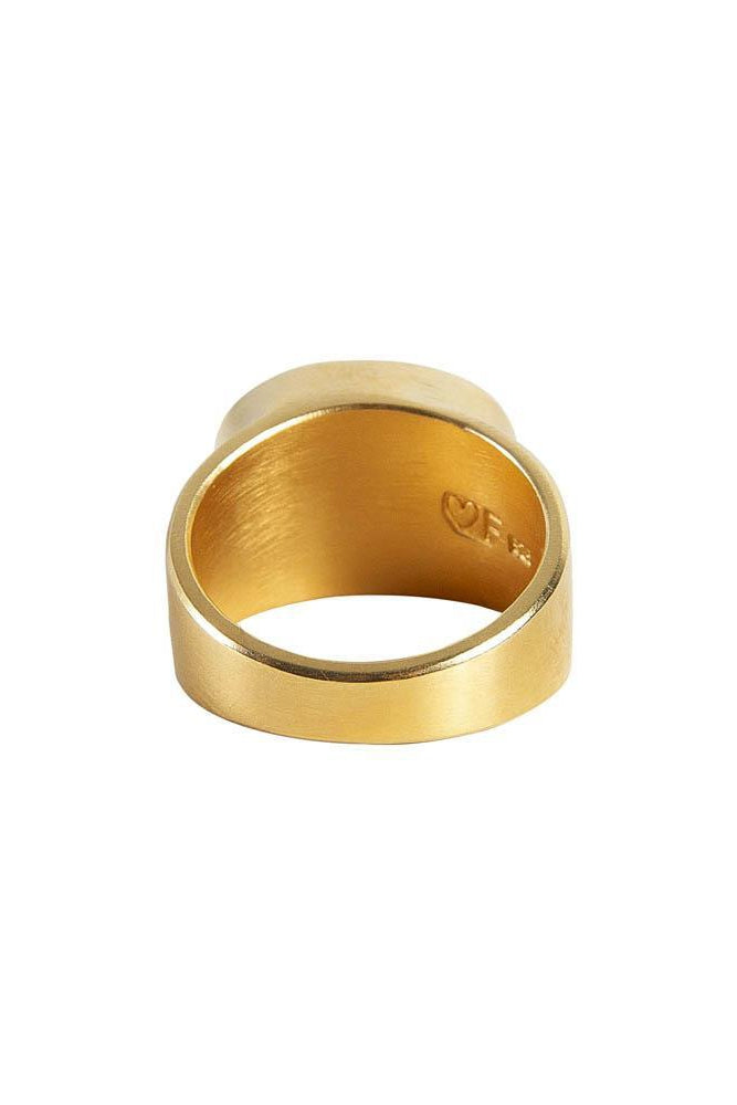 Pearl Dome Ring Gold