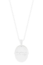 Silver Everything You Are Is Enough Small Necklace