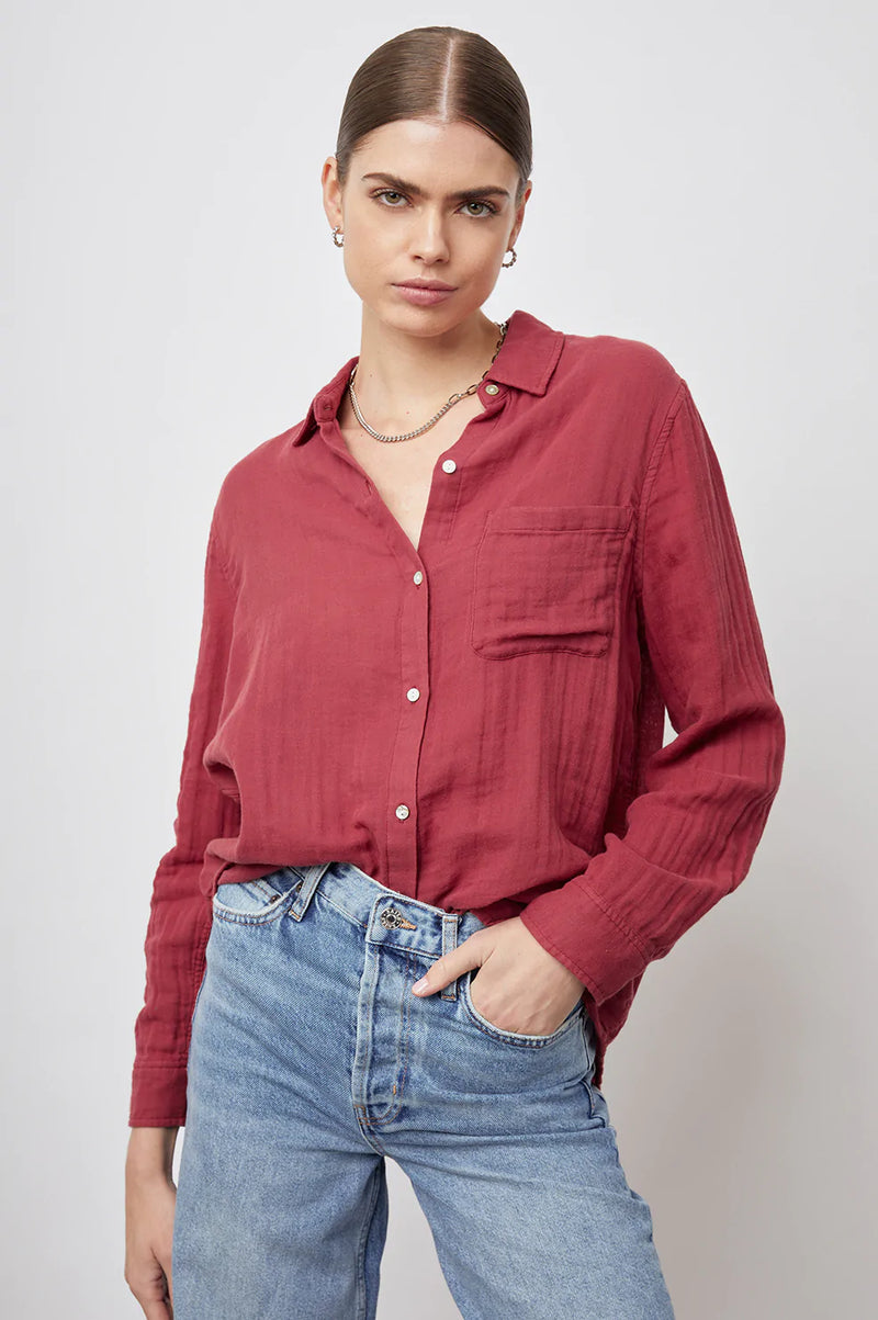 Ellis Shirt Cranberry