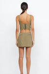 Remi Corset Top Spliced Khaki