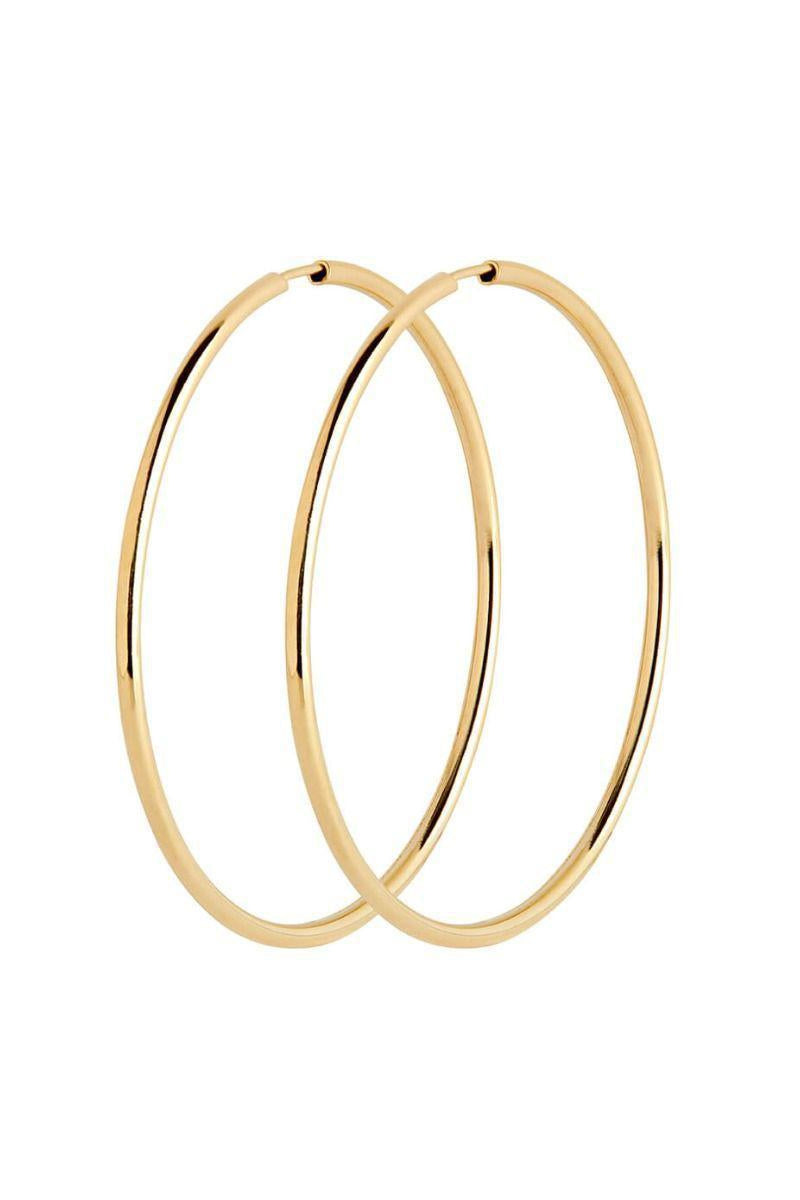 Senorita 50 Hoop Earrings Gold