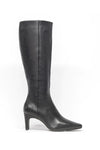 Steam Boot Black Leather